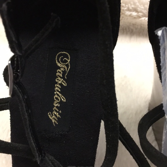 Fabulosity Wedge Sandal Heels  NWOT - Picture 4 of 7